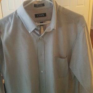 Tan microstripe dress shirt